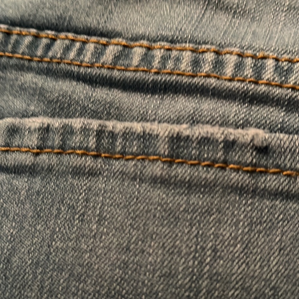 Roxy Aztec Embroidered Boho Pattern Frayed Hem Sh… - image 6